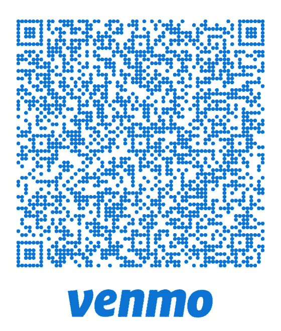 Venmo QR code for a $180 three-lesson package